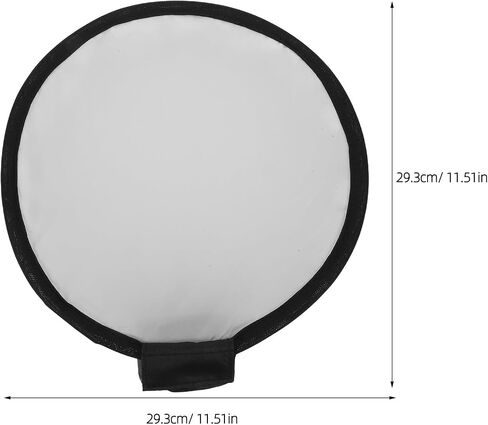 Camera Flash Softbox Diffuser Attachment 11.5 Inch Round Photography Light Diffuser for Soft Lighting, Foldable Cloth Material with Easy Compatibility for Outdoor and Studio Events in Kuwait