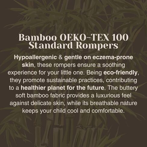 Ribbed Bamboo Baby Romper, Ribbed Bamboo Baby Pajamas & Loungewear–Newborn- 12-Months Gender Neutral Essentials in Kuwait