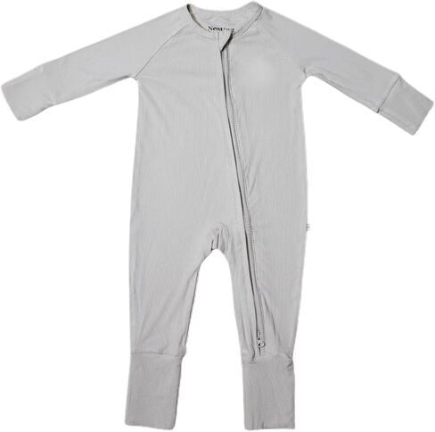 Ribbed Bamboo Baby Romper, Ribbed Bamboo Baby Pajamas & Loungewear–Newborn- 12-Months Gender Neutral Essentials in Kuwait
