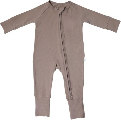 Ribbed Bamboo Baby Romper, Ribbed Bamboo Baby Pajamas & Loungewear–Newborn- 12-Months Gender Neutral Essentials in Kuwait