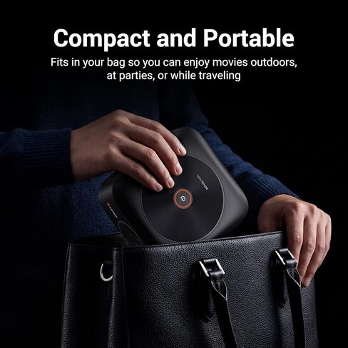 HAPPRUN 1500 ANSI Lumens Outdoor Projector with Official Google TV | 4K Supported, Dolby Audio, TOF Auto Focus & Auto Keystone, 10K+ Apps, WiFi 6, Bluetooth, Indoor & Outdoor Movies in Kuwait