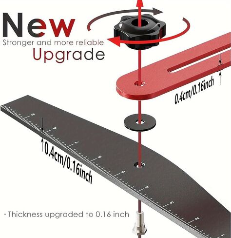 Stair Tread Template Tool, 8" to 60" Aluminum Stair Tread Jig for Accurately Measuring Angle, Length & Depth. Precision Stair Gauge Measuring Tool for Stairs, Floor, Cabinets in Kuwait