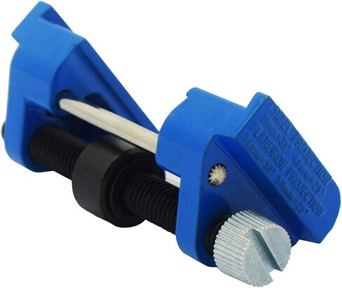 Honing Guide,Sharpening Jig for Chisel (1/8" to 1-7/8") and Planer Blade (1-3/8" to 3-1/8"), Fixed Angle Knife Sharpener with Clamping Holder,Ideal for Graver and Flat Chisel Woodworking Tool in Kuwait