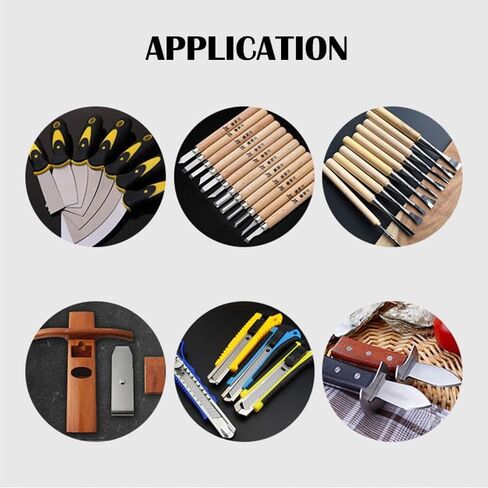 Honing Guide,Sharpening Jig for Chisel (1/8" to 1-7/8") and Planer Blade (1-3/8" to 3-1/8"), Fixed Angle Knife Sharpener with Clamping Holder,Ideal for Graver and Flat Chisel Woodworking Tool in Kuwait