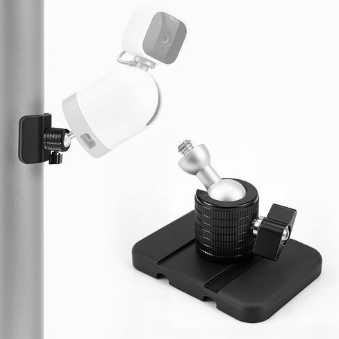 Magnetic Camera Mount with 1/4" Thread for Flat or Curved Steel Surfaces, Flexible Strong Magnet Indoor Outdoor Security Cam Bracket fits for Arlo, Ring, Wyze, Google Nest, Mevo Start in Kuwait