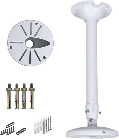 WiTi Extendable Pole Mount for Security Surveillance Cameras, Ceiling Mount Bracket for Bullet Camera,Solid Metal Max 60CM in Kuwait