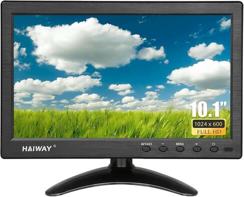 شاشة أمان Haiway مقاس 10.1 بوصة، شاشة HDMI صغيرة بدقة 1024 × 600 in Kuwait