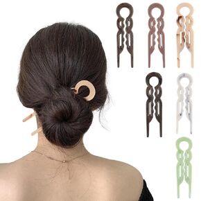 Hair Pins, U-Shaped Hair Pins - 6 PCS Bobby Pins for Fine, Thick & Long Hair, Invisible Strong Hold Hair Styling Accessories in Kuwait