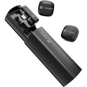 Wireless Microphone for iPhone & Android, 48kHz/24-bit Studio Audio, 3-Level Noise Cancellation, 200m Range, Mini Mic for Video Recording & Live Streaming (2TX + USB-C RX) in Saudi Arabia