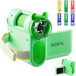 Hideal HP60 IPS Microscope for Kids: [Auto On & Off] [3-in-1] 2" Portable Handheld Microscope Miniscope, Pocket Mini Scope Educational Science Kit, Christmas Birthday Gifts for Kids, PC View, Green in Saudi Arabia