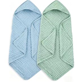Muslin Burp Cloths 5 Pack Large 20x12 inches Baby Burping Cloths, 6-Layer 100% Cotton for Newborn Boys Girls, Ultra Soft & Absorbent (White & Pink) in Saudi Arabia