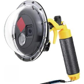 SOONSUN Dome Port for GoPro Hero 8 Black, 147 Feet Underwater Dome Lens with Waterproof Housing Case, Floating Hand Grip, Trigger for Underwater Photography in Kuwait