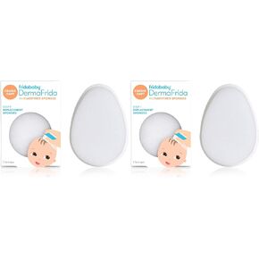 FridaBaby Replacement Sponges for The 3-Step Cradle Cap System by Dermafrida The Flakefixer 2 Pack of Soft Sponges Work with The Flakefixer System(Sold Separately) in Saudi Arabia