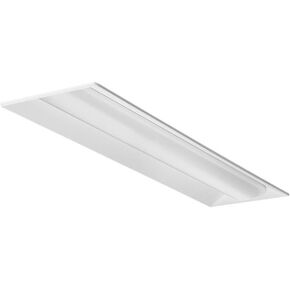 Lithonia Lighting 2x4 LED Troffer Light, 4000 Lumens, 4000K Cool White | BLT Series Low Profile LED Drop in Ceiling Light for Dropped Ceiling with Curved Ribbed Diffuser in Saudi Arabia