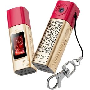 2K HD Lipstick Pocket Camera 230° Rotatable Lens TFT Screen Outdoor Vlog Recorder in Kuwait