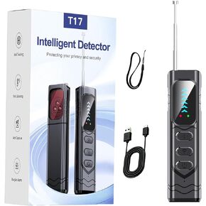 Pro Detector for Hidden Cameras, GPS Trackers & Bugs | Highly Sensitive & Adjustable RF Signal Finder for Hotel, Travel, Car | Compact, Easy to Use for Ultimate Privacy & Peace of Mind (Detector-17) in Kuwait