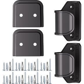 Retractable Baby Gates Replacement Parts for Drilling Installation | Original Accessories Set Designed for The 41" Height-Black in Kuwait