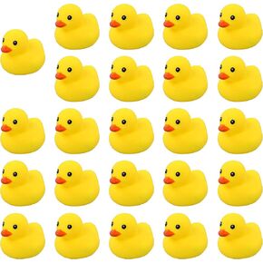 Mini Yellow Rubber Bath Ducks for Child 24pcs in Saudi Arabia
