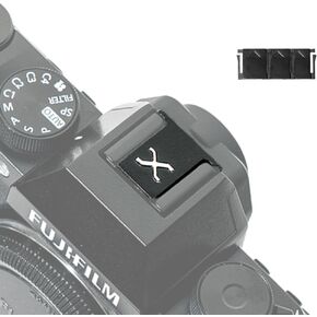 1pcs BS-3F Aluminum Alloy Camera Hot Shoe Cover Cap Protector for Fuji X Fujifilm GFX Mount Camera Black in Kuwait