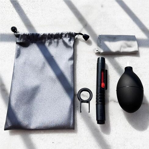 4-Piece Camera Lens Cleaning Kit-Computer Keyboard Cleaning Tools, Dust Blower, and Cleaning Cloth in Kuwait