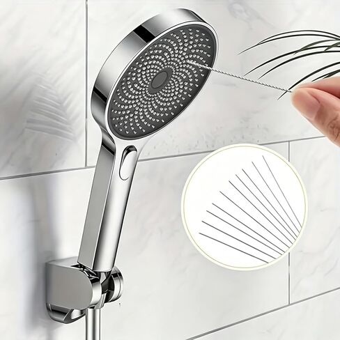 Shower Head Cleaning Pins Set, 10 Different Sizes Stainless Steel Unclogging Needles, Tiny Holes Cleaner Tool Kit for Clogged Shower Nozzles, Sink & Small Orifice Cleaning in Kuwait