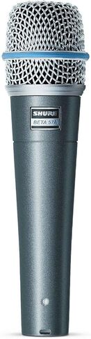 Shure BETA 52A Kick Drum Microphone - Supercardioid Dynamic Mic with High Output Neodymium Element, Locking Stand Adapter, Durabl Steel Mesh Grille and Shock Mount | Tailored Kick-Drum Response, High-Output Neodymium, Locking Stand Adapter with Xlr, Steel in Kuwait