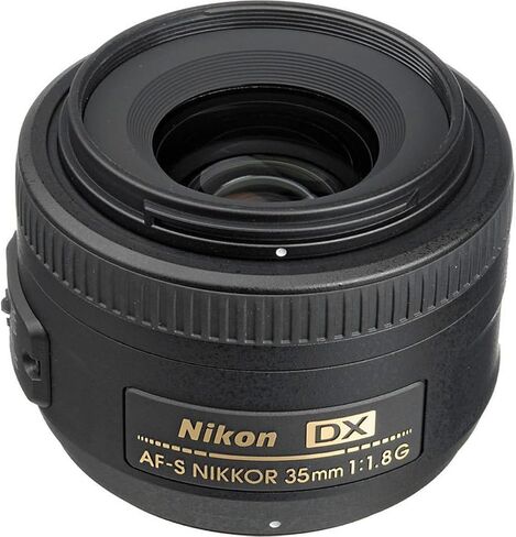 Nikon 35mm f/1.8G DX AF-S NIKKOR Lens, Bundle with ProOptic 52mm Multi Coated UV Slim Filter, Cleaning Kit in Kuwait