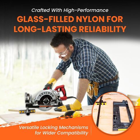 SkatePlate & SkateGuide Combo Pack - Circular Saw Rolling Accessory and Cutting Guide for Left Blade Saws in Kuwait