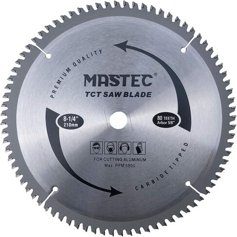 10-Inch 100T Carbide Tooth TCG for Aluminum Saw Blade with 5/8-Inch Arbor in Kuwait