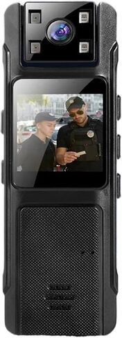 Wearable Mini Digital Police Body Camera | 1080P WiFi Wearable Body Cam Infrared Night Vision Sports Recorder(Without TF Card) in Kuwait
