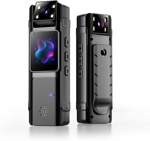 Wearable WiFi Mini Police HD Body Camera | 1080P Wearable Body Cam Infrared Night Vision WiFi Sports DV Recorder(No WIFI version) in Kuwait