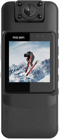 Portable Mini Digital Body Camera | 4K WiFi Mini Body Cam Infrared Night Vision Sports Video Recorder(64GB) in Kuwait