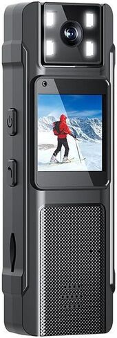 Portable Mini Digital Body Video Recorder | 4K Portable Body Cam DVR with Audio Photo Function for Outdoor Recording(Camera) in Kuwait
