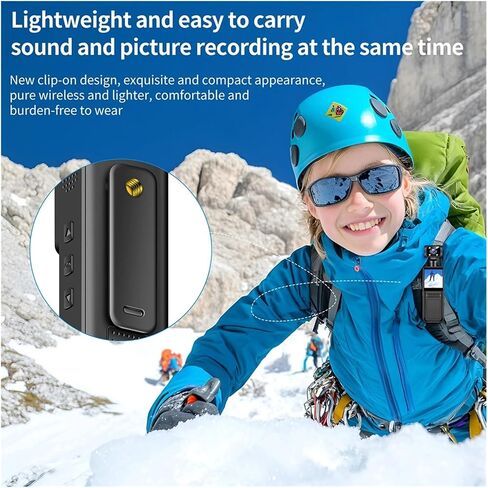 Portable Mini Digital Body Camera | 4K WiFi Mini Body Cam Infrared Night Vision Sports Video Recorder in Kuwait