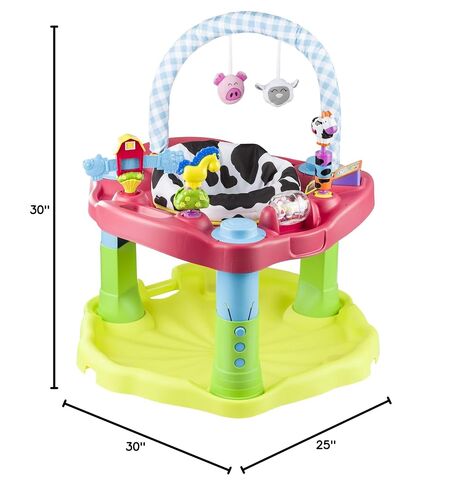 Evenflo Exersaucer Moovin & Groovin Activity Center, 25x30x30 Inch (Pack of 1) in Kuwait