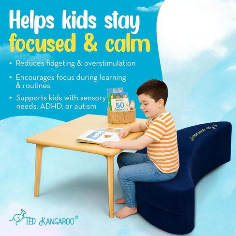 CloudBalance Sensory Chair | Flexible Active Seating for Kids | Classroom Rocker for Focus & Engagement | Durable Foam with Soft Cotton Cover in Kuwait