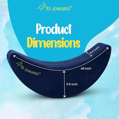 CloudBalance Sensory Chair | Flexible Active Seating for Kids | Classroom Rocker for Focus & Engagement | Durable Foam with Soft Cotton Cover in Kuwait