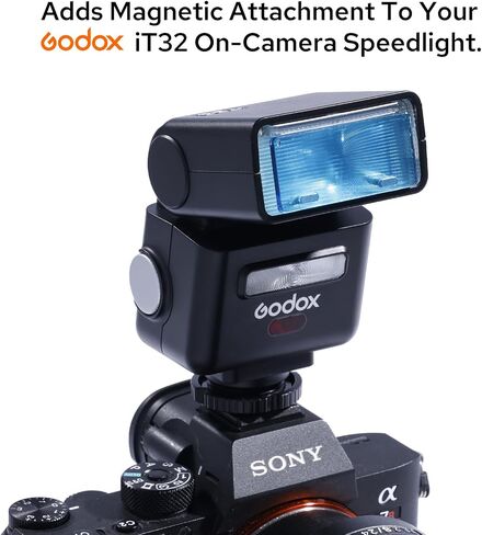 Godox MA02 iFlash Magnetic Color Filter Kit, Compatible with iT32/iT30Pro/iM30 TTL On-Camera Flash Magnetic Creative Attachment in Kuwait