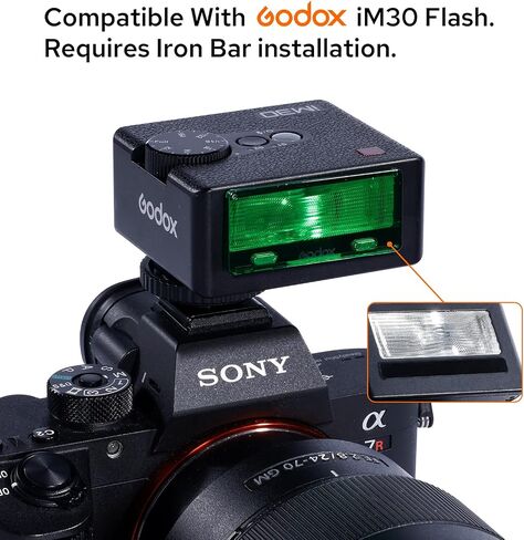 Godox MA02 iFlash Magnetic Color Filter Kit, Compatible with iT32/iT30Pro/iM30 TTL On-Camera Flash Magnetic Creative Attachment in Kuwait
