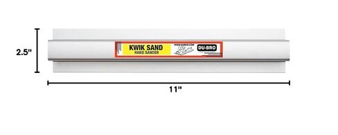 Dubro Sandpaper Replacement Sheet for Kwik Sand Hand Sander Sanding Block (Pack of 6), 220 Grit, 11 Inch in Kuwait