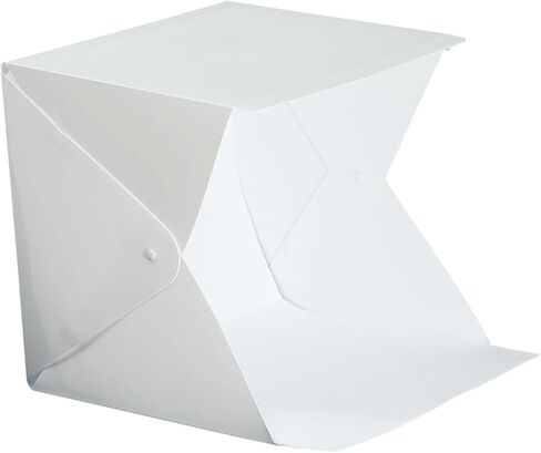 Cabilock 20cm Mini Photo Tent Portable Folding Light Box with LED Lighting and 2-Color Photography Backdrops for Small Product Studio Shooting in Kuwait