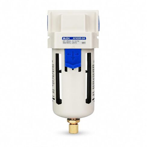 BLCH 3/8" NPT Air Compressor Filter - Air Dryer for Compressor,Compressed Air Dryer Air Drying System AF3000-03 Manual Drain Poly Bowl 0-160 PSI 5μm in Saudi Arabia