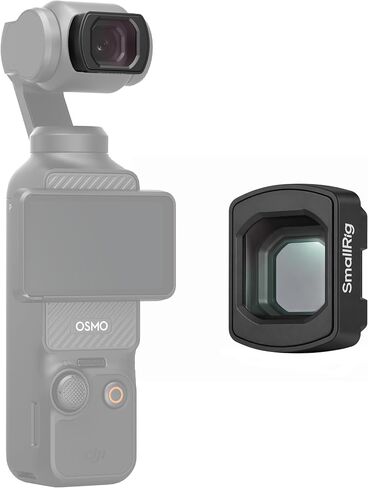 SmallRig 0.72X Wide-Angle Lens for DJI Osmo Pocket 4/3, Magnetic Attach for Quick Installation, with Expanding Angle of View to 112°, Compact and Lightweight Design - 5650 in Kuwait