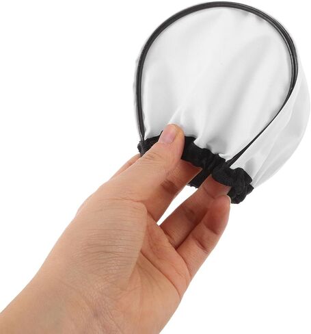 Universal White Fabric Speedlight Diffuser Cover for Flashgun and Camera Flash Unit Head, Portable Soft Bounce Reflector Cap Reducing Glare for Photography in Kuwait