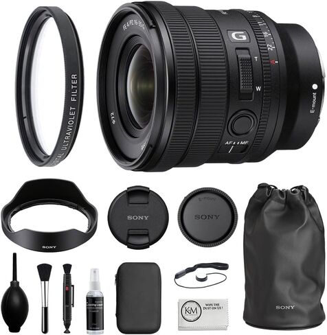 Sony FE PZ 16-35mm f/4 G Lens for E | Wide angle zoom with image stabilization and weather resistance for travel, vlogging and landscape in Saudi Arabia