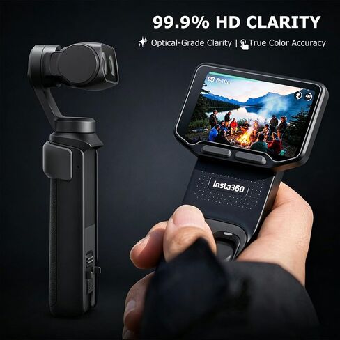Screen Protector for Insta360 Luna Ultra - Lens Screen Protector for Insta 360 Luna Accessories with Tempered Glass OLED Display Film, Ultra HD, 9H Hardness, Scratch Resistant - 2 Pack in Kuwait