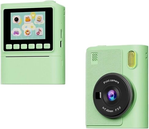 1080P Kids Instant Print Camera 8X Zoom Digital Camera with 32GB Card Gift | Portable Children Digital Camera, Instant Photo Printing, Ideal Birthday & Christmas Gift( ) in Kuwait