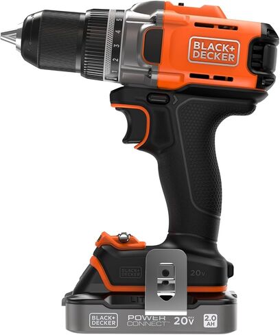 BLACK+DECKER 20V MAX Cordless Drill Driver with Battery and Charger, LED Work Light (LDX220C) in Kuwait