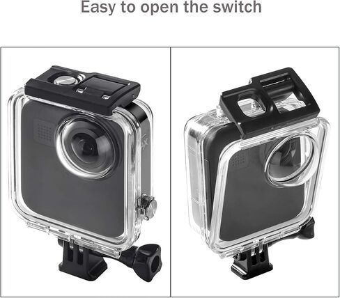 OKFUN Waterproof Case Only for Go Pro MAX 2025,40M/131FT Protective Underwater Dive Case Shell with Bracket Mount Accessory(NOT for MAX 2019&MAX 2) in Kuwait
