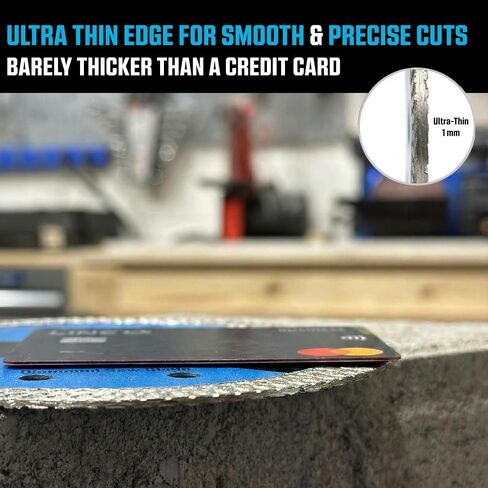 3pk 4.5 Inch Diamond Saw Blades for Angle Grinder - Ultra Thin Tile Cutting Wheel Ceramic Blade - Professional Porcelain Tile Cutter Tool X-Turbo Rim for Granite Stone Masonry Wet Dry Cut in Kuwait